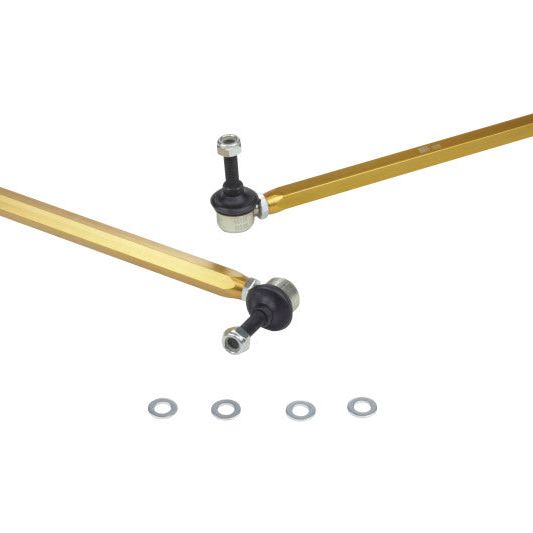 Whiteline 02-06 R53 & 06+ R56 Mini Cooper S Front Swaybar link kit-adjustable ball end links-Sway Bar Endlinks-Whiteline-WHLKLC105-SMINKpower Performance Parts