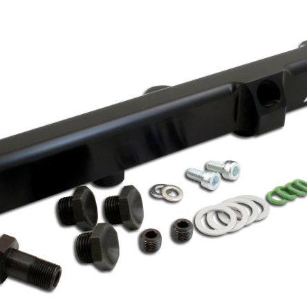 AEM 90-93 Accord DX/LX/SE/EX & 92-01 Prelude S/Si/Si VTEC Black Fuel Rail-tuningsupply.com