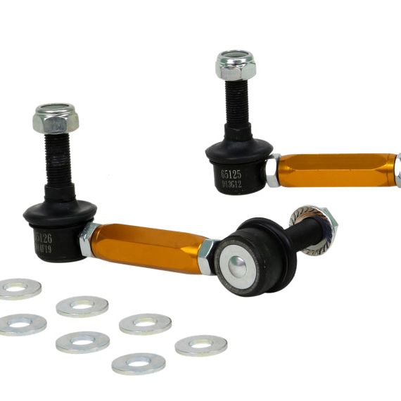 Whiteline Universal Sway Bar Link Assembly Heavy Duty Adjustable Steel Ball 115mm Size-Sway Bar Endlinks-Whiteline-WHLKLC180-115-SMINKpower Performance Parts