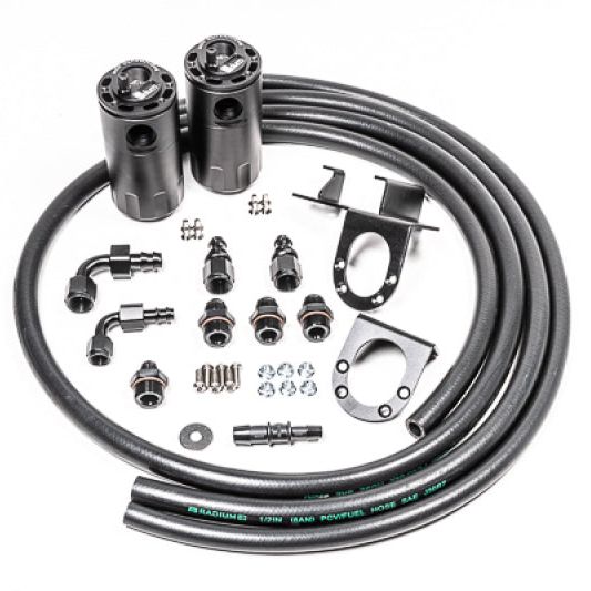 Radium Engineering 07-21 Toyota Tundra Dual Catch Can Kit Fluid Lock-tuningsupply.com