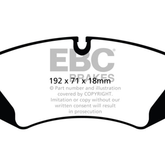 

EBC DP62123 - EBCDP62123 - EBC 14+ Land Rover LR4 3.0 Supercharged Greenstuff Front Brake Pads - Shipped in Europe - Tuningsupply.com
