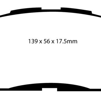 EBC 06-08 Toyota RAV 4 2.4 Greenstuff Front Brake Pads-tuningsupply.com