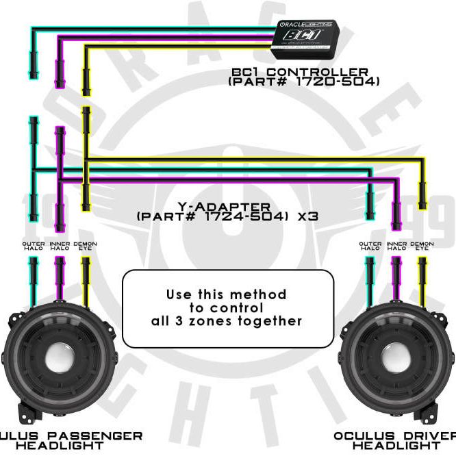 Oracle Lighting Wiring Harness SEE WARRANTY-tuningsupply.com