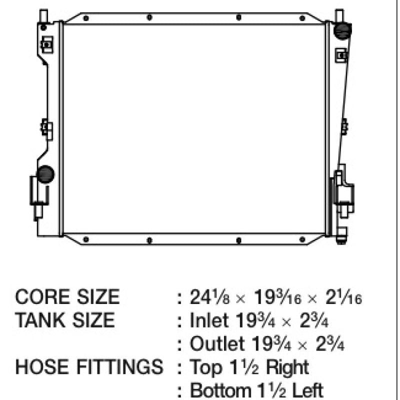 CSF 05-14 Ford Mustang Radiator-tuningsupply.com