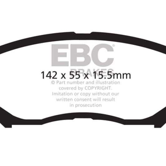 EBC 12+ Mazda CX-5 2 Ultimax2 Front Brake Pads-tuningsupply.com