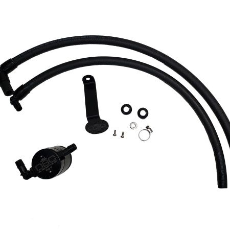 J&amp;L 2022-2024 Toyota Tundra 3.5L Turbo Oil Separator 3.0 Driver Side - Black Anodized-tuningsupply.com