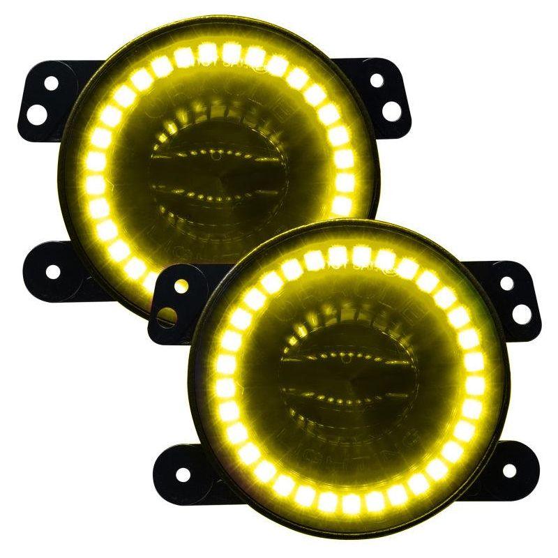 Oracle Jeep Wrangler JK/JL/JT High Performance W LED Fog Lights - w/o Controller SEE WARRANTY-tuningsupply.com