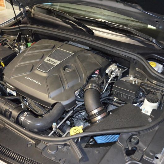 Injen 14-16 Jeep Grand Cherokee 3.0L V6 Turbo Wrinkle Black Short-Ram Intake w/MR Tech & Heatshield-tuningsupply.com