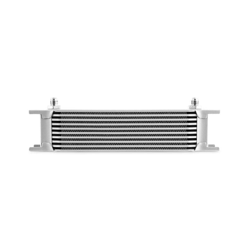 Mishimoto Universal -6AN 10 Row Oil Cooler - Silver-tuningsupply.com