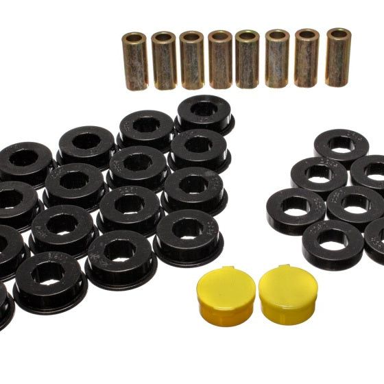 Energy Suspension 79-85 Mazda RX7 Black Rear Control Arm Bushing Set-tuningsupply.com