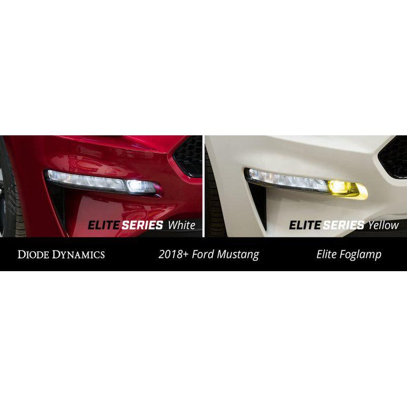 Diode Dynamics Elite Series Combination Fog Lamp for 18-21 Ford Mustang - Cool - White (Pair)-tuningsupply.com