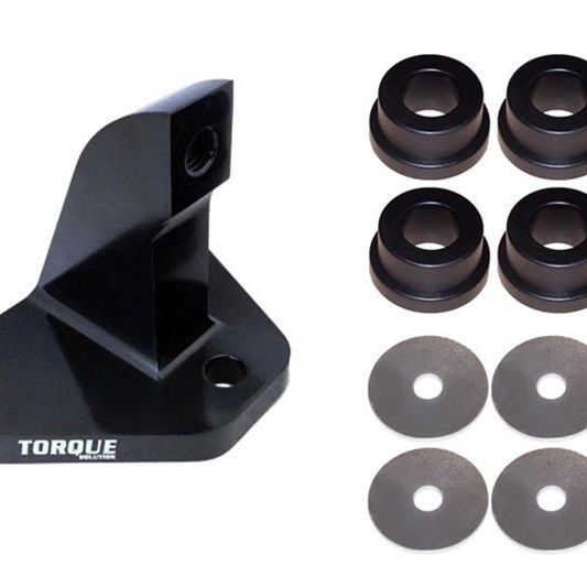 Torque Solution Mustache Bar Eliminator w/ Urethane Bushings: Mitsubishi Evo 7/8/9 2001-2006-Chassis Bracing-Torque Solution-TQSTS-EV8-005-SMINKpower Performance Parts