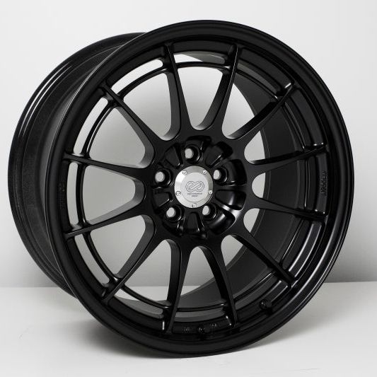 Enkei NT03+M 18x9.5 5x100 40mm Offset Black Wheel (Min Order Qty 40)-tuningsupply.com