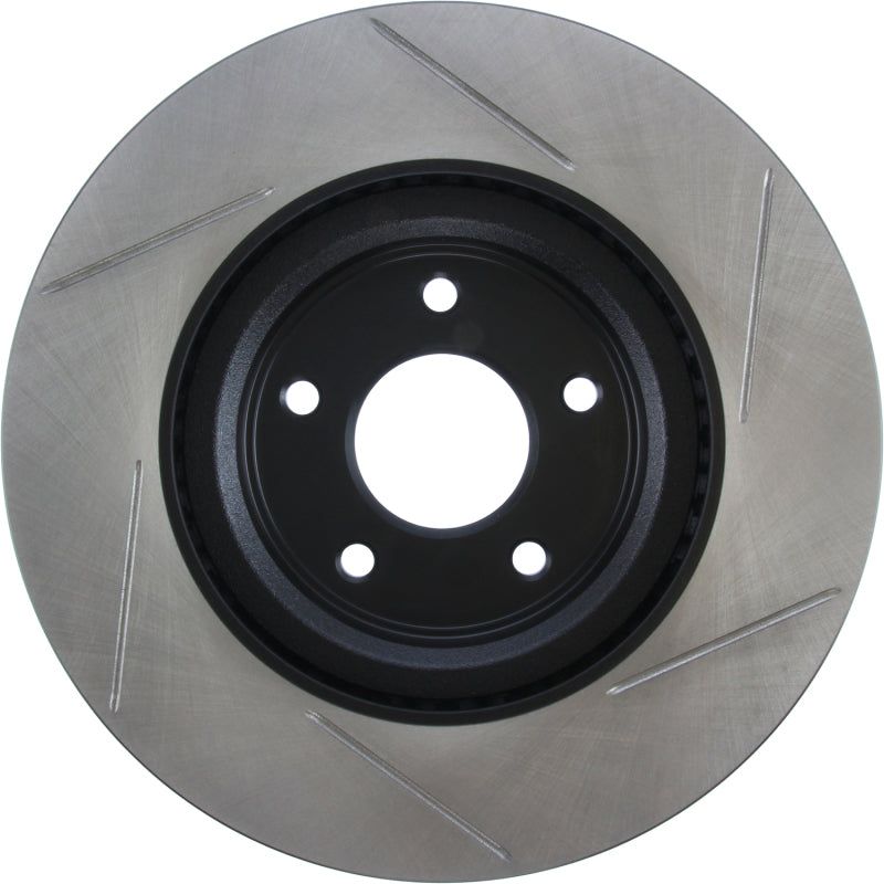 StopTech 13-15 Nissan Pathfinder Slotted Front Right Rotor-Brake Rotors - Slotted-Stoptech-STO126.42120SR-SMINKpower Performance Parts