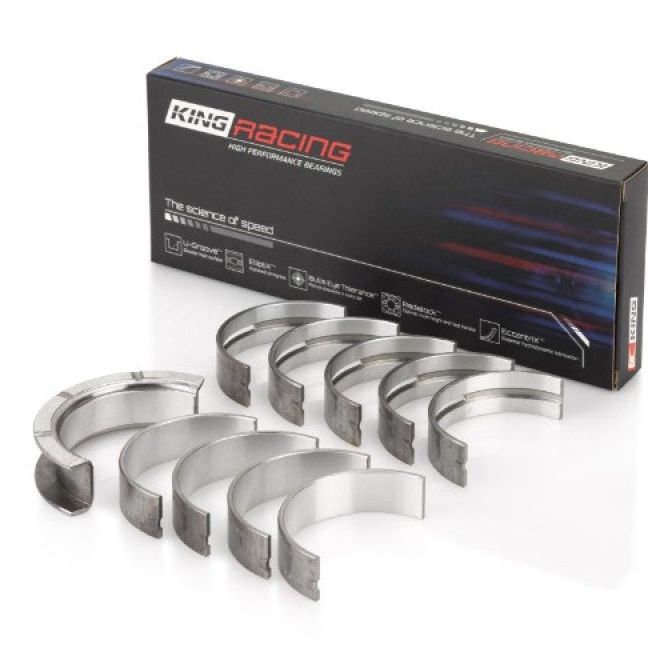 King Chevy LS1 / LS6 / LS3 (Size STD) Bi-Metal Performance Main Bearing Set-tuningsupply.com