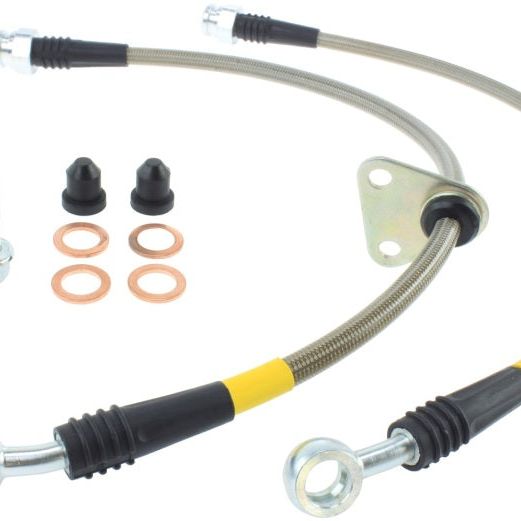 StopTech 06-09 Honda S2000 Rear SS Brake Lines-Brake Line Kits-Stoptech-STO950.40510-SMINKpower Performance Parts