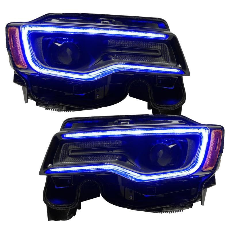 Oracle 14-21 Jeep Grand Cherokee Dynamic Headlight DRL Upgrade Kit - ColorSHIFT - Dynamic - SMINKpower Performance Parts ORL1284-332 ORACLE Lighting