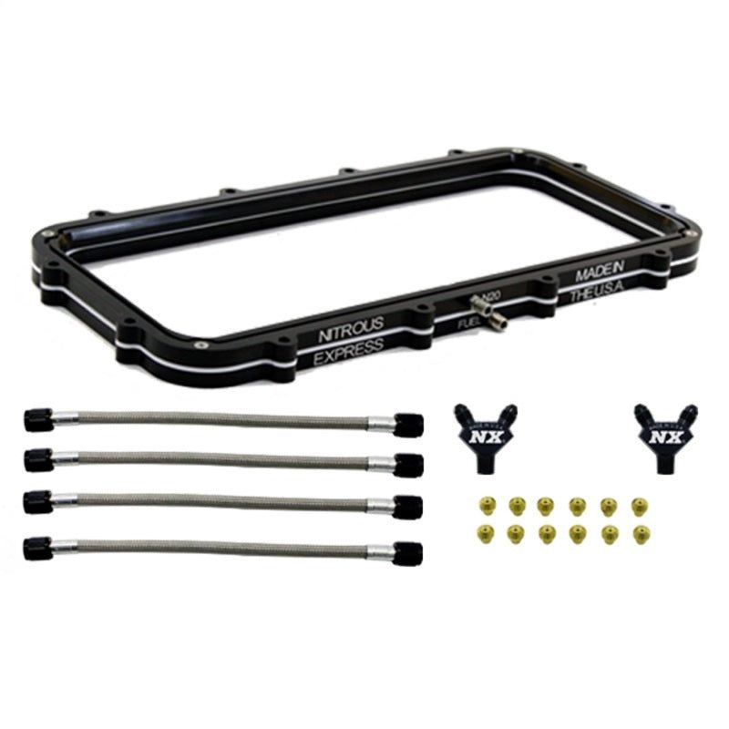 Nitrous Express Holley High Ram Plenum Nitrous Plate Conversion-tuningsupply.com