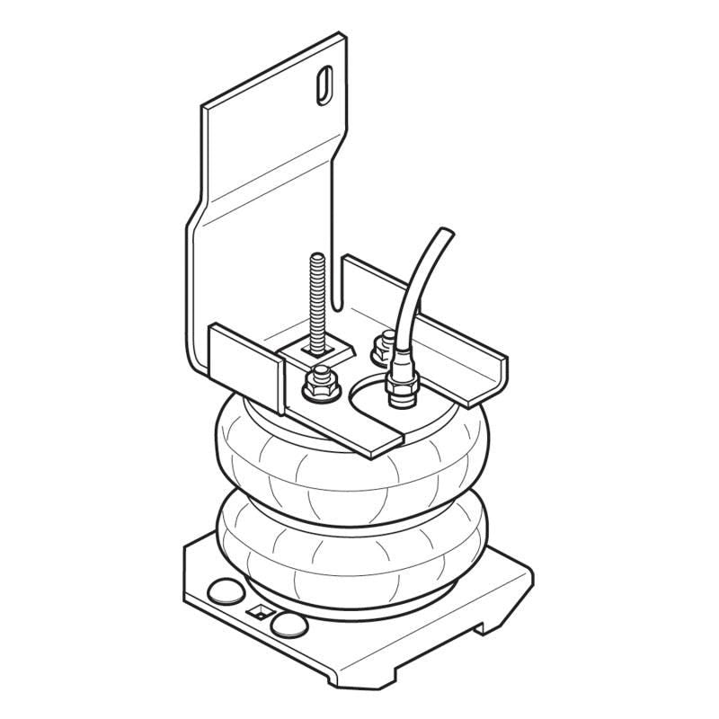 Firestone Ride-Rite Air Helper Spring Kit Rear 92-16 Ford E350 Cutaway (W217602061)-tuningsupply.com