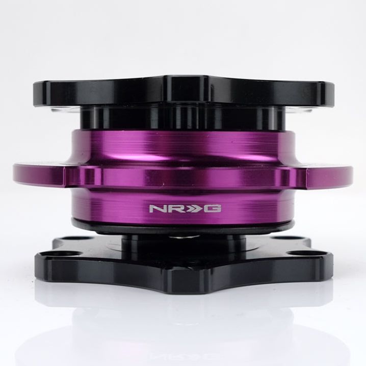 NRG Quick Release SFI SPEC 42.1 - Shiny Black Body / Shiny Purple Ring-tuningsupply.com