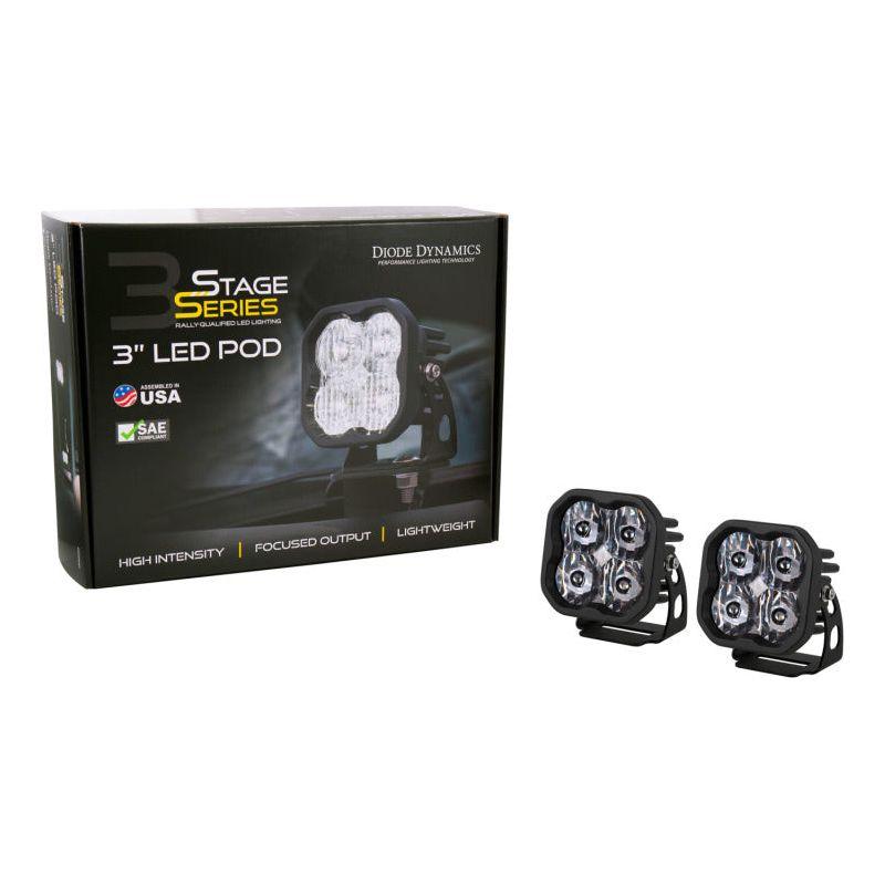 Diode Dynamics SS3 Pro ABL - White SAE Driving Standard (Pair)-tuningsupply.com