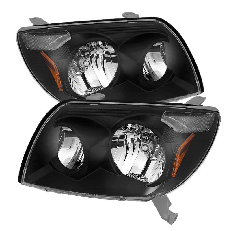 Xtune Toyota 4Runner 03-05 Crystal Headlights Black HD-JH-T4R03-AM-BK-Headlights-SPYDER-SPY9023583-SMINKpower Performance Parts