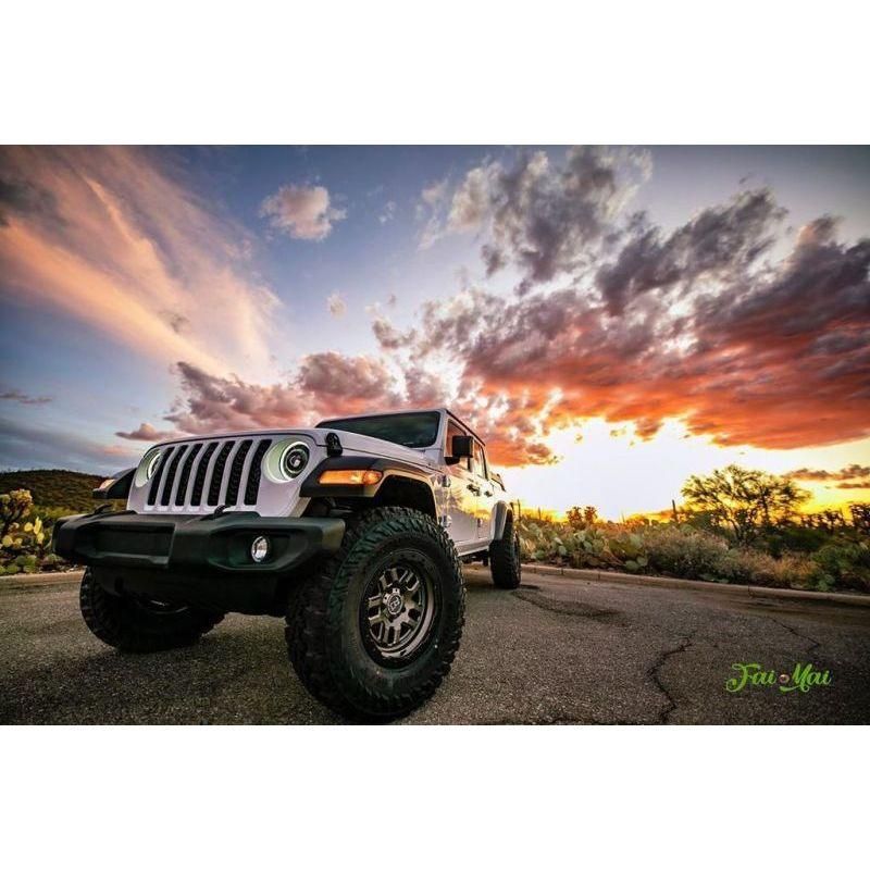 Oracle Jeep Wrangler JL Oculus Bi-LED Projector Headlights- Graphite Metallic - 5500K SEE WARRANTY-tuningsupply.com