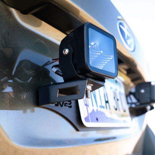 DV8 Offroad Universal License Plate Mount w/ Pod Light Mounts-tuningsupply.com