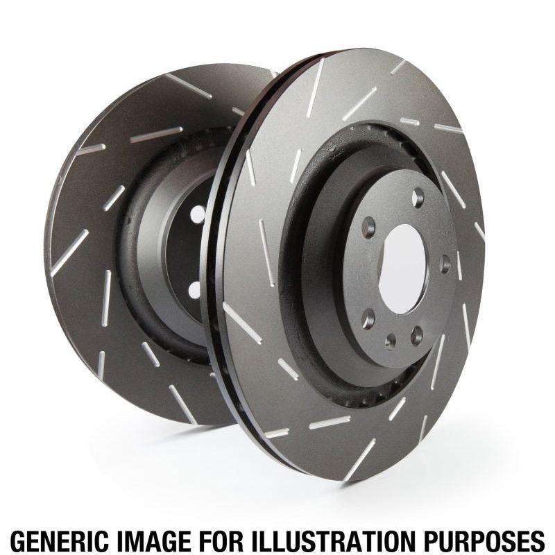 EBC 13+ BMW X1 3.0 Turbo (35i) USR Slotted Rear Rotors-tuningsupply.com