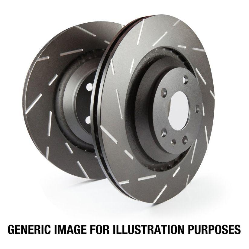 EBC 08-10 BMW 128 3.0 USR Slotted Front Rotors-tuningsupply.com