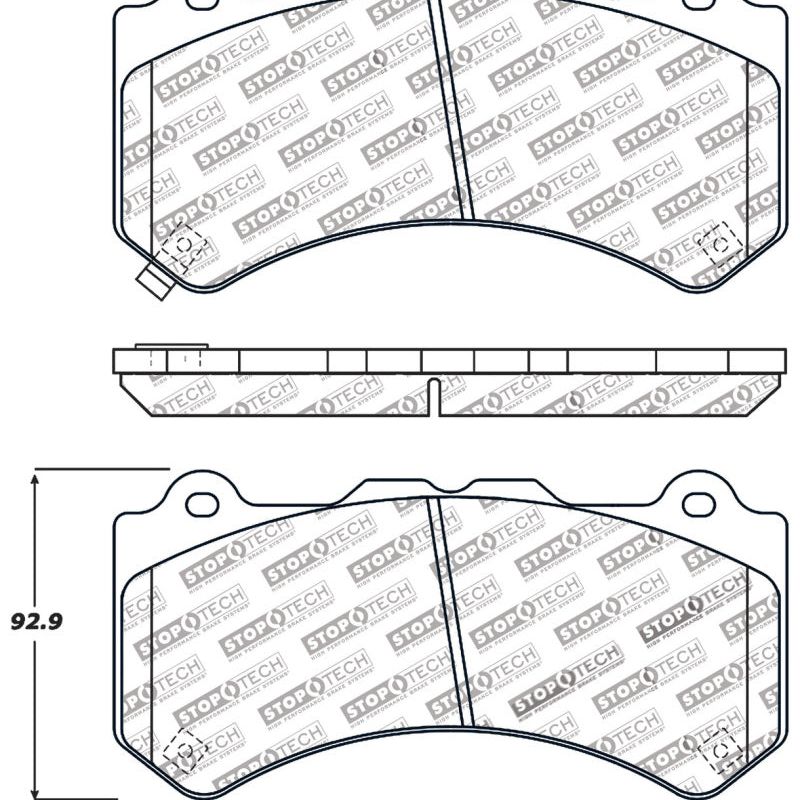 StopTech Performance Brake Pads-Brake Pads - Performance-Stoptech-STO309.13820-SMINKpower Performance Parts