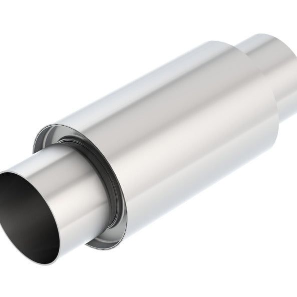 Borla 3 -1/2in In/Out x 5in Round x 8in Long XR-1 Sportsman Shorty Racing Muffler-tuningsupply.com