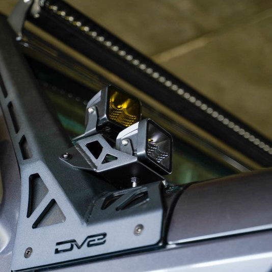 DV8 Offroad 2018+ Jeep Wrangler JLO A Pillar Dual Light Pod Mounts-tuningsupply.com