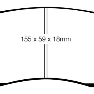 EBC 07-09 Acura RDX 2.3 Turbo Ultimax2 Front Brake Pads-tuningsupply.com