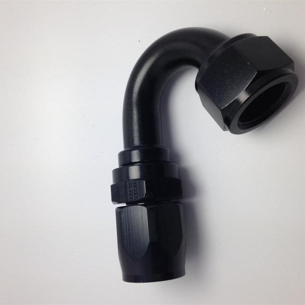 Fragola -6AN x 150 Degree Pro-Flow Hose End - Black-tuningsupply.com