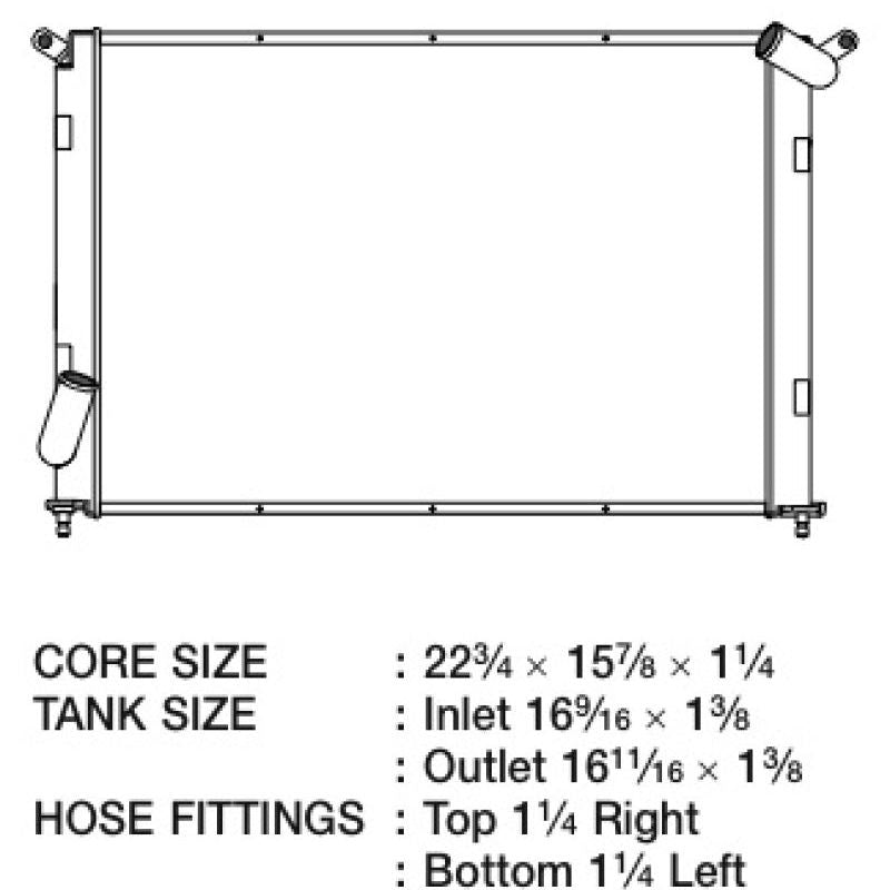 CSF 02-06 Mini Cooper S R53 Manual Radiator-tuningsupply.com