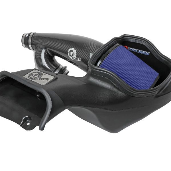 aFe 17-20 Ford F-150/Raptor Track Series Carbon Fiber Cold Air Intake System With Pro 5R Filters-tuningsupply.com