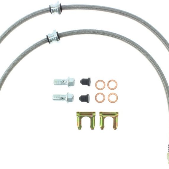 StopTech 04-07 STi Stainless Steel Rear Brake Lines-Brake Line Kits-Stoptech-STO950.47504-SMINKpower Performance Parts