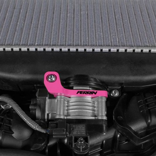 Perrin 2022+ Subaru WRX/19-23 Ascent/Legacy/Outback Top Mount Intercooler Bracket - Hyper Pink-tuningsupply.com