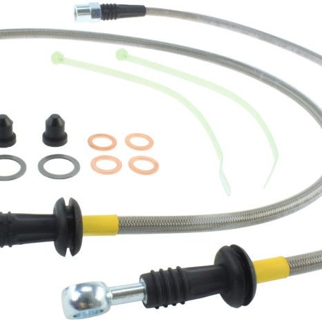 StopTech 02-06 Mini & Mini S Stainless Steel Front Brake Line Kit-Brake Line Kits-Stoptech-STO950.34007-SMINKpower Performance Parts