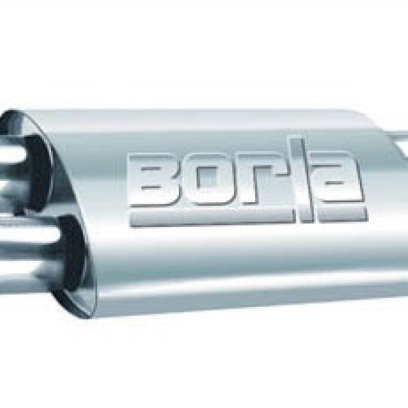 Borla 2.50in Dual In/Out 19in x 9.5in x 4in PRO-XS Muffler-tuningsupply.com