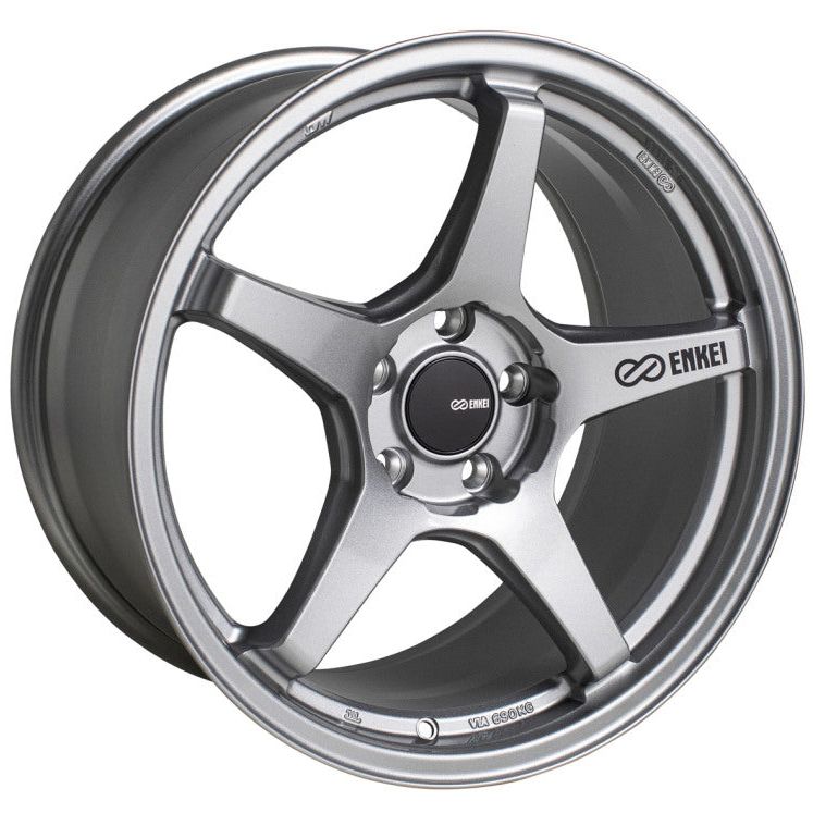 Enkei TS-5 17x8 5x114.3 40mm Offset 72.6mm Bore Storm Grey-tuningsupply.com