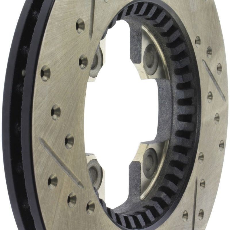 StopTech Slotted & Drilled Sport Brake Rotor-Brake Rotors - Slot & Drilled-Stoptech-STO127.42005L-SMINKpower Performance Parts