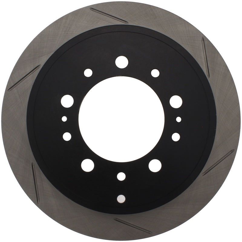 StopTech Power Slot 08-09 Lexus LX450/470/570 / 07-09 Toyota Tundra Slotted Left Rear Rotor-Brake Rotors - Slotted-Stoptech-STO126.44157SL-SMINKpower Performance Parts