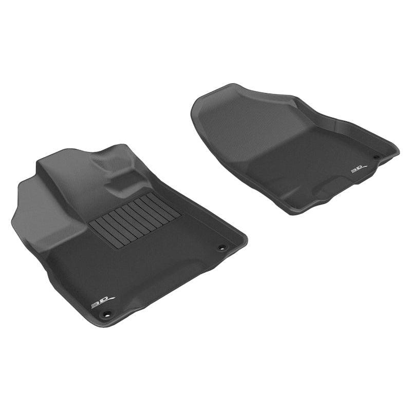 3D MAXpider 2014-2020 Acura MDX Kagu 1st Row Floormat - Black-tuningsupply.com