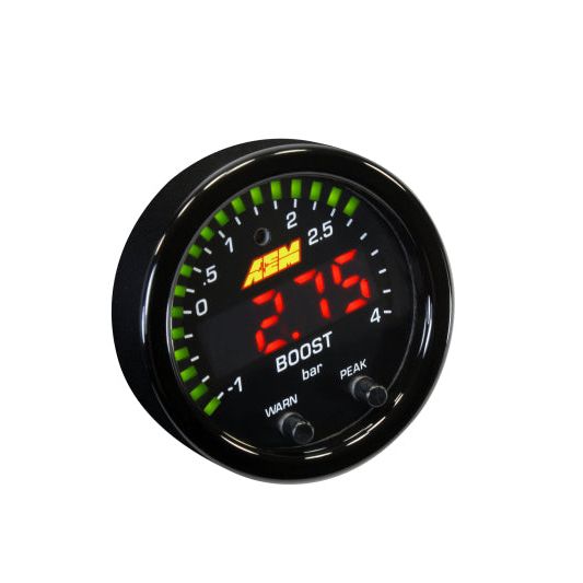 AEM X-Series Boost Pressure -30inHg 60psi Gauge Kit-tuningsupply.com