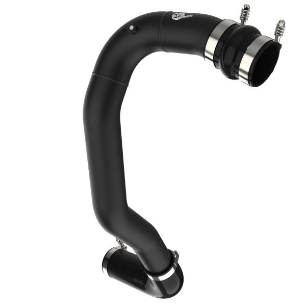 afe 08-10 Ford Trucks V8-6.4L (td) BladeRunner 3 IN Aluminum Hot Charge Pipe - Black-tuningsupply.com