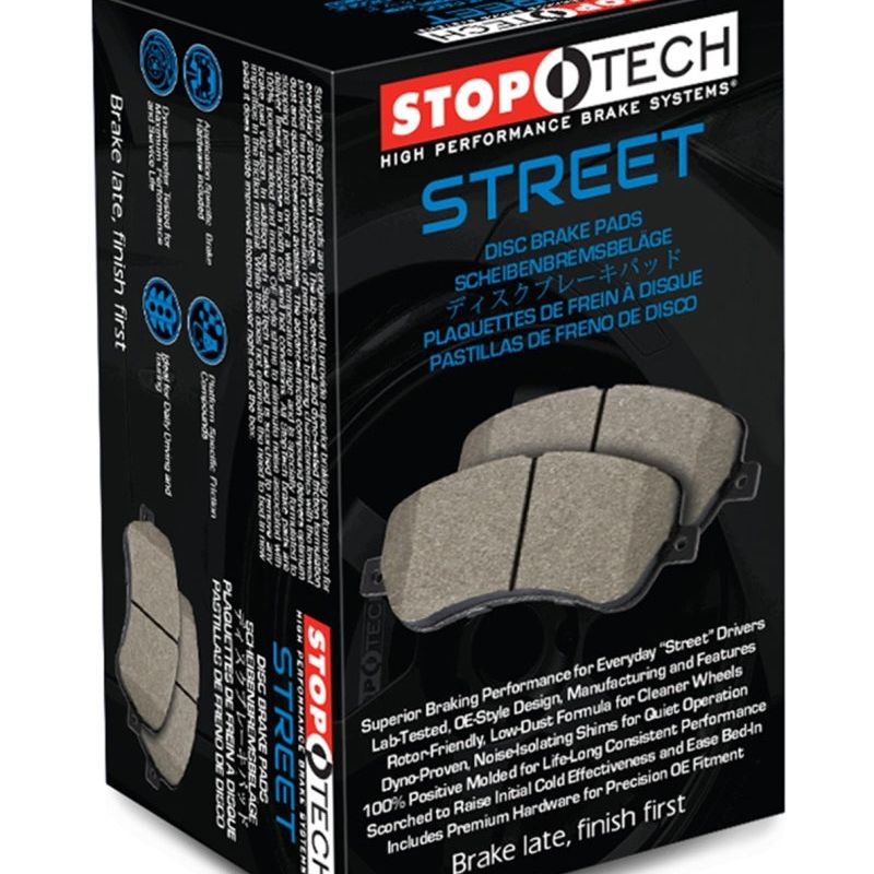 StopTech Street Touring 93-95 Honda Civic Coupe Front Brake Pads-Brake Pads - OE-Stoptech-STO308.06170-SMINKpower Performance Parts