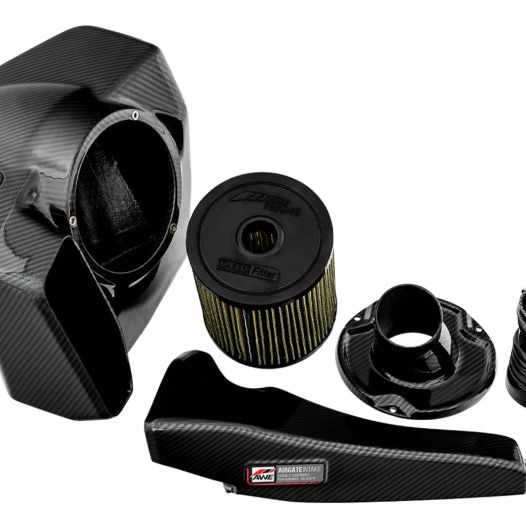 AWE Tuning Audi B9/B9.5 S4/S5/RS5 3.0T Carbon Fiber AirGate Intake w/ Lid-tuningsupply.com