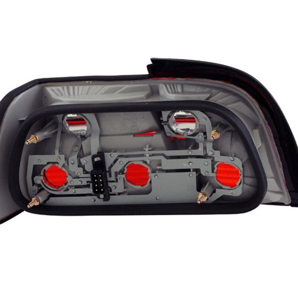 ANZO 1992-1998 BMW 3 Series E36 Coupe/Convertable Taillights Red/Smoke-tuningsupply.com